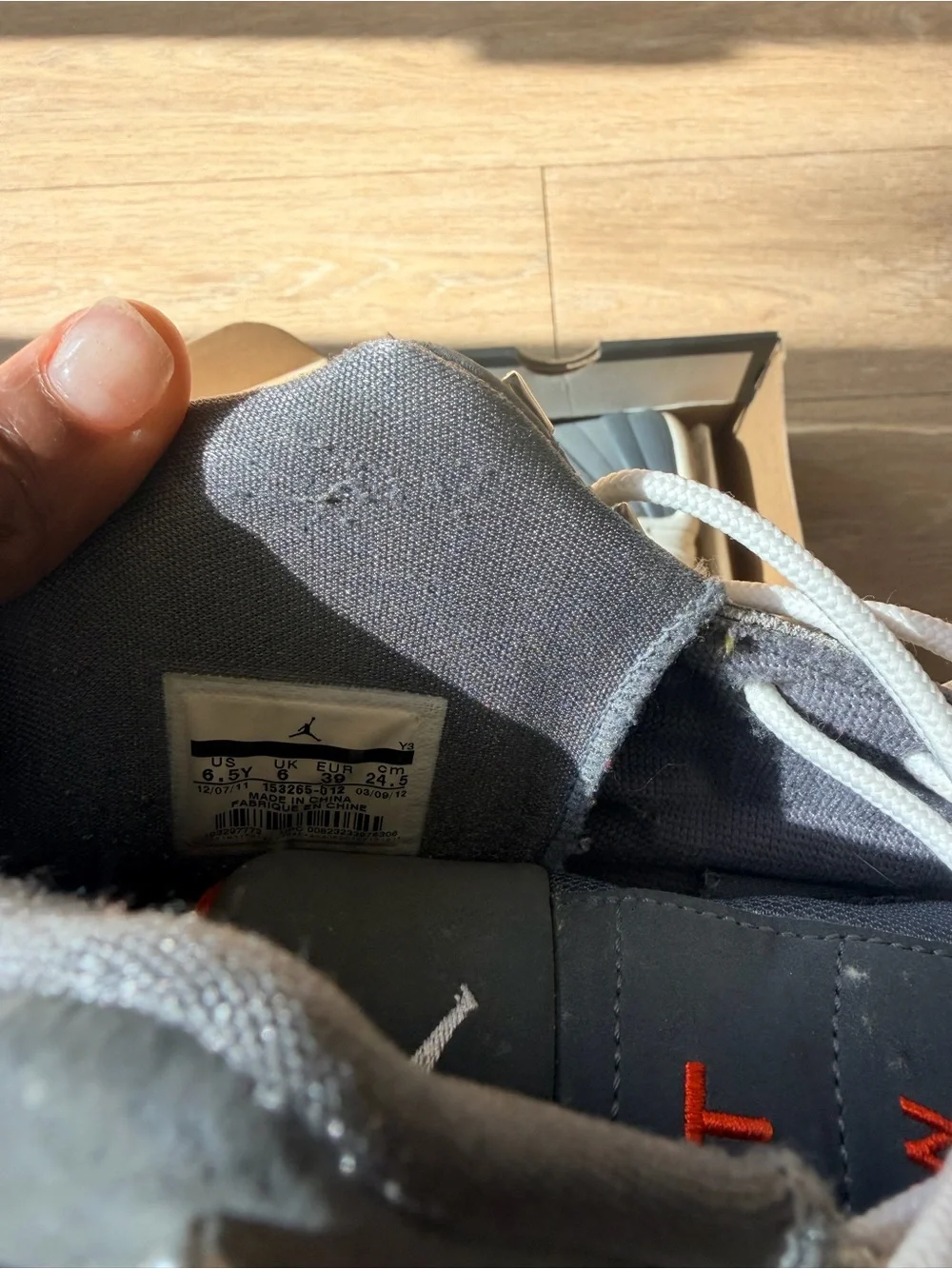 Authentic Air Jordan 12 Retro “Cool Grey” from the 2012 release 👟